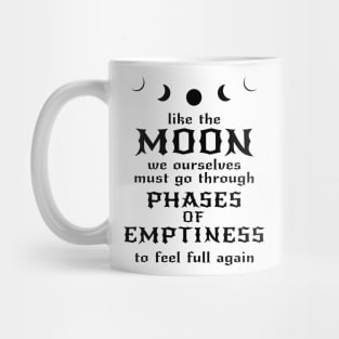 Moon Phases of Emptiness Mug